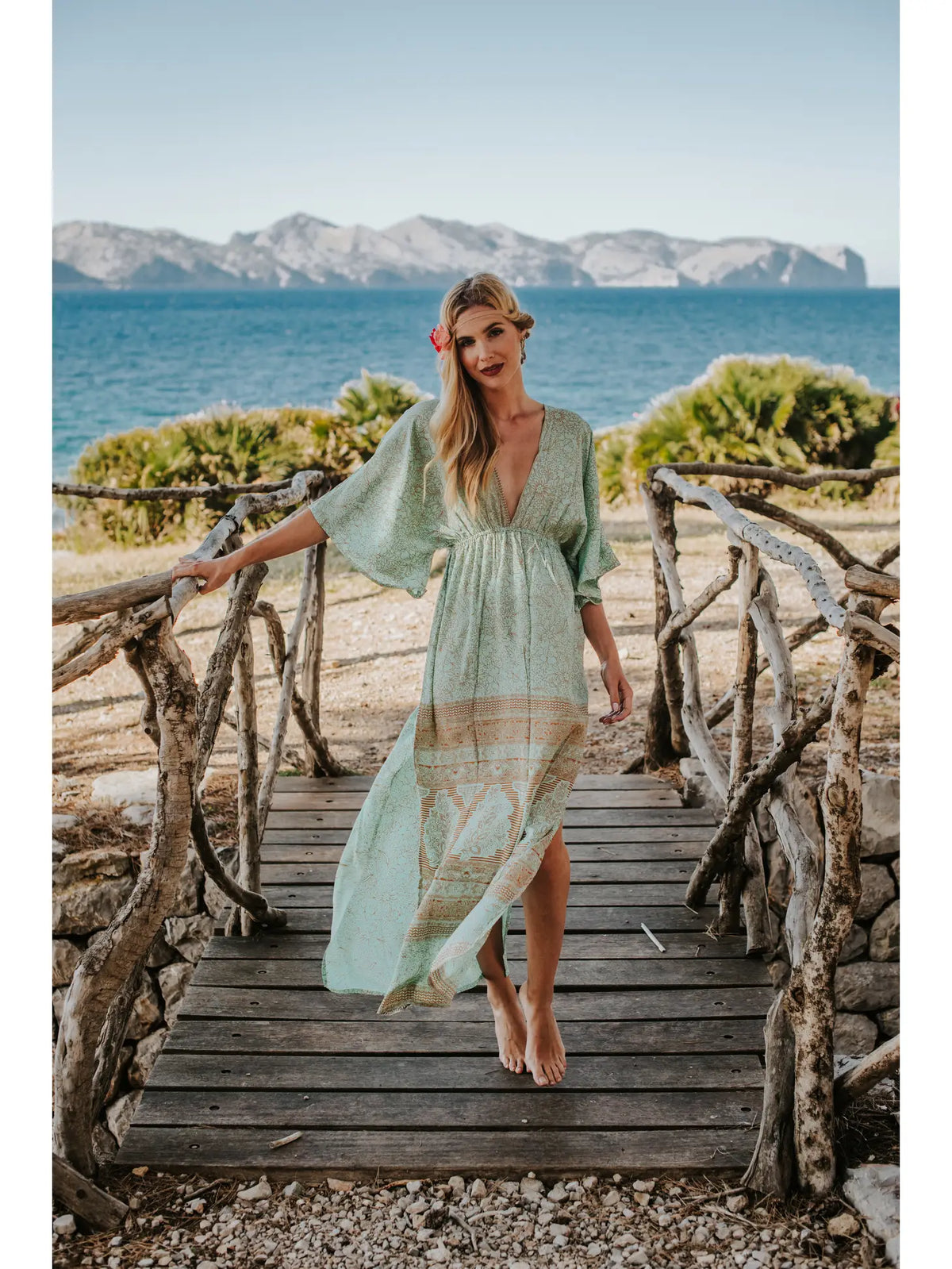 Bora Bora Silk Kaftan