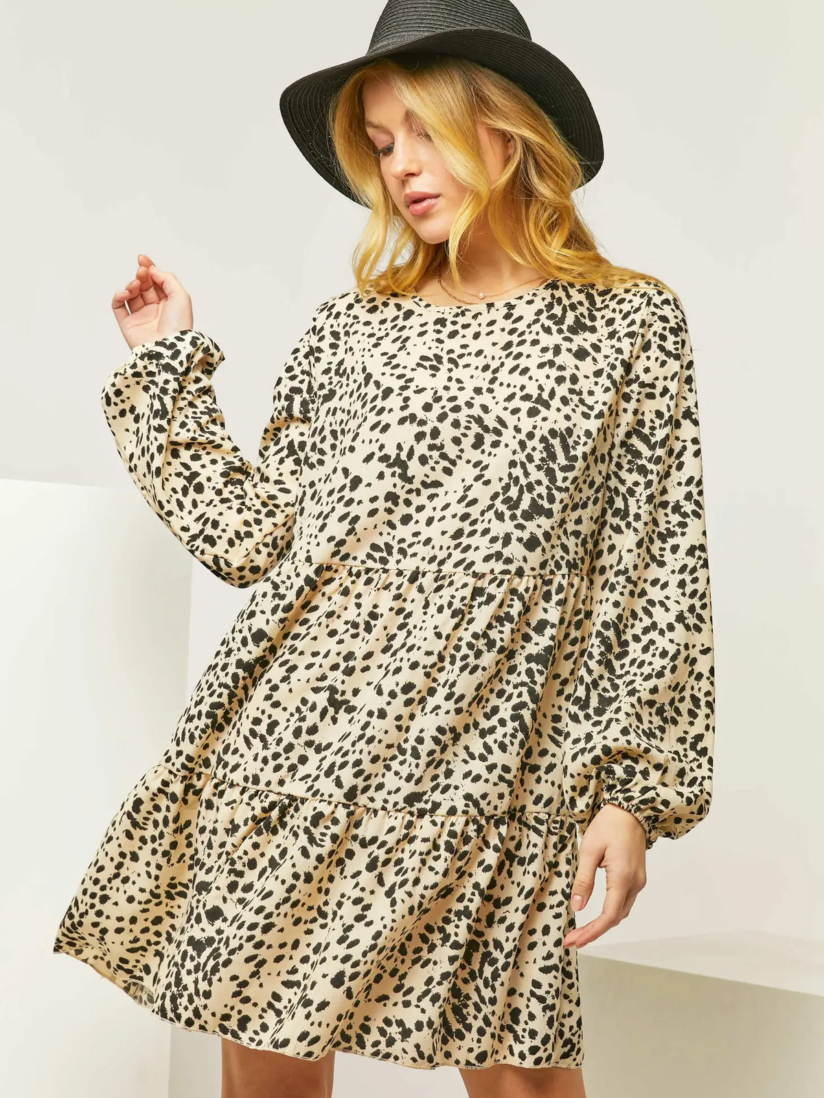 Leopard Long Sleeve Dress